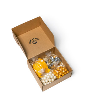 Подарочный набор сладостей и сухофруктов № 31 (1 кг.)